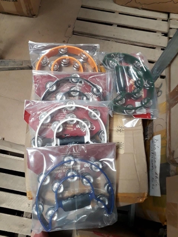 Nhạc Cụ Lắc Tay Tambourine 