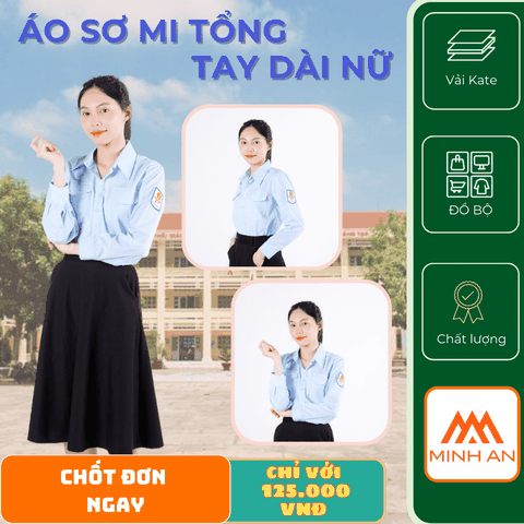 ÁO TỔNG - Dài tay - Nữ