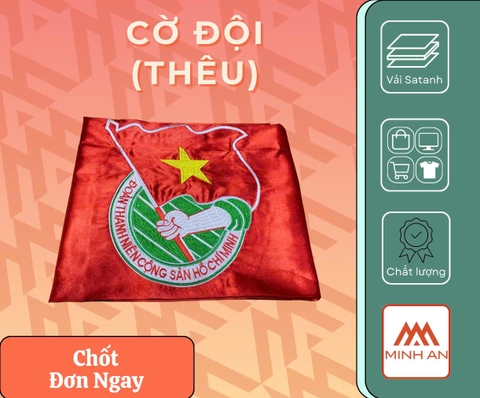 Lá cờ Đội TNTP HCM (thêu)