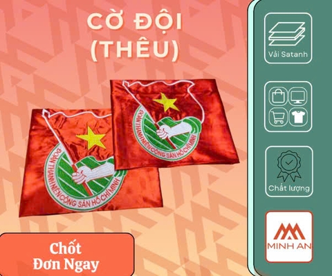Lá cờ Đoàn TNCS Hồ Chí Minh (thêu)