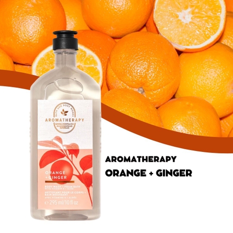 Sữa tắm Bath & Body Works Aromatherapy Energy Orange Ginger Body Wash 295ml