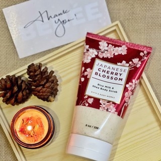 KEM TẨY TẾ BÀO CHẾT TOÀN THÂN BATH & BODY WORKS JAPANESE CHERRY BLOSSOM - GLOWING BODY SCRUB 226g