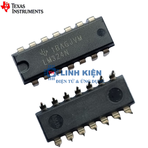 LM324N DIP-14 Quadruple Operational Amplifiers