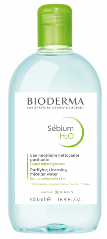 Nước Tẩy Trang Bioderma Cho Da Dầu, Da Hỗn Hợp, Da Mụn Senbium H2O 500ml