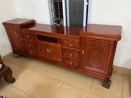 Kệ tiền cong gỗ gỏ 2M6 KTBN010