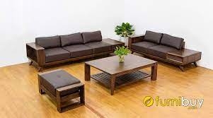 Bộ đệm ghế sofa da Napa cao cấp 12CM 12CM gối to