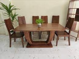 Bộ bàn ghế ăn gỗ sồi 6 ghế 1M6 chân chữ U cao cấp TT735