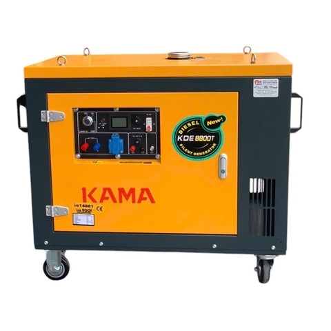 Máy Phát Điện Chạy Dầu 6.5Kw Kama KDE-8800T