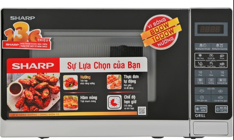 Lò vi sóng nướng cơ Sharp R-G227VN-M dung tích 20 lít
