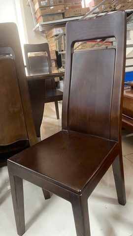 Bộ bàn ghế ăn gỗ sồi 1M6 8 ghế H2 Bàn chỉ New 8800