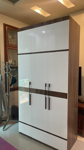 Tủ áo 3 MDF New 2 Tầng cao 2M4x1m2 TM2600