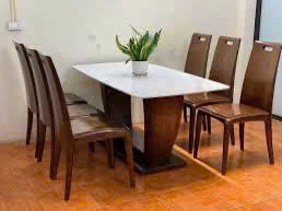 Bộ bàn ghế ăn gỗ sồi 1M6 6 ghế bàn X mới New 9200