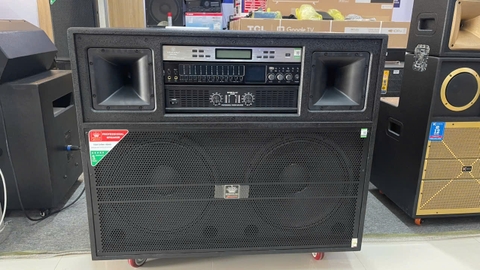 Loa Kéo Điện Vina KTV tích hợp cục đẩy Bosselec 2 Bass40cm