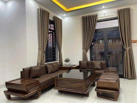 Bàn ghế Sofa 2 văng Thuyền chân chéo Đại TX 2M85 Gỗ sồi TX2500