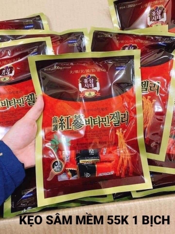 Kẹo sâm mền