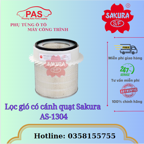 Lọc gió có cánh quạt Sakura AS-1304