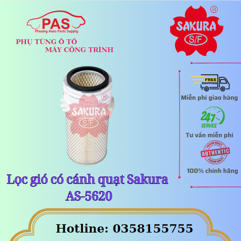 Lọc gió có cánh quạt Sakura AS-5620