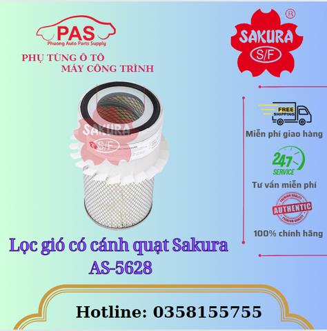 Lọc gió có cánh quạt Sakura AS-5628