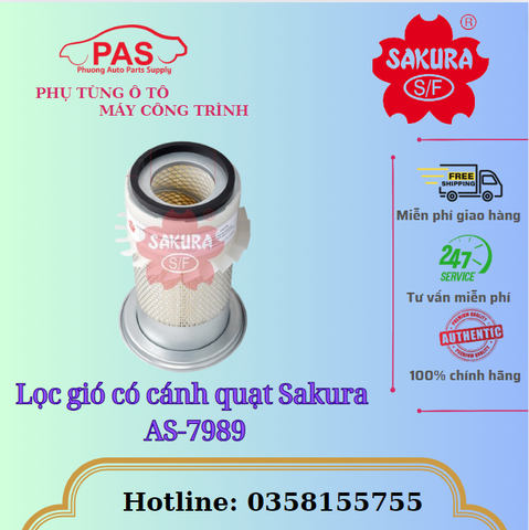 Lọc gió có cánh quạt Sakura AS-7989