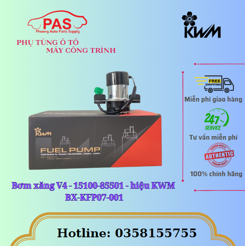 Bơm xăng V4 - 15100-85501 - hiệu KWM