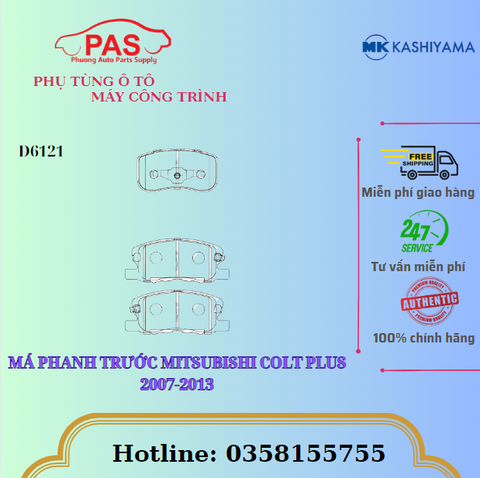 MÁ PHANH TRƯỚC MITSUBISHI COLT PLUS 2007-2013