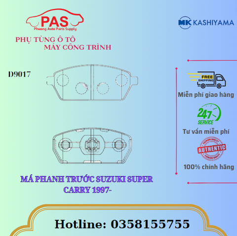 MÁ PHANH TRƯỚC SUZUKI SUPER CARRY 1997-
