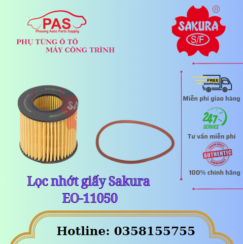 Lọc nhớt giấy Sakura EO-11050