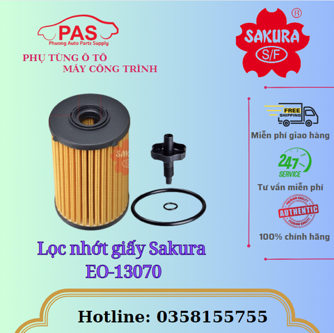 Lọc nhớt giấy Sakura EO-13070