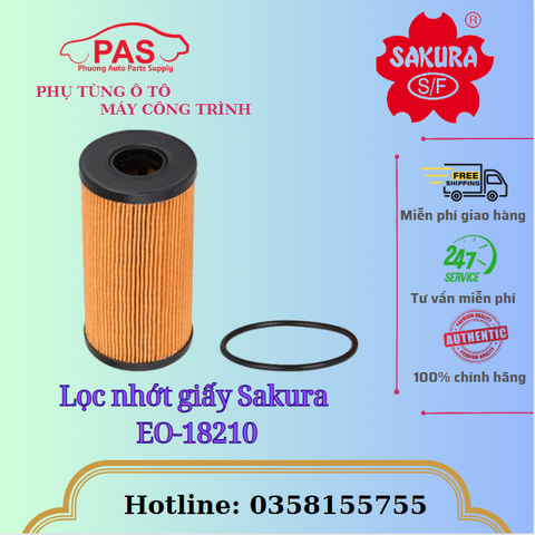 Lọc nhớt giấy Sakura EO-18210