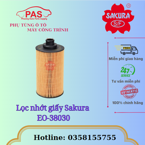 Lọc nhớt giấy Sakura EO-38030