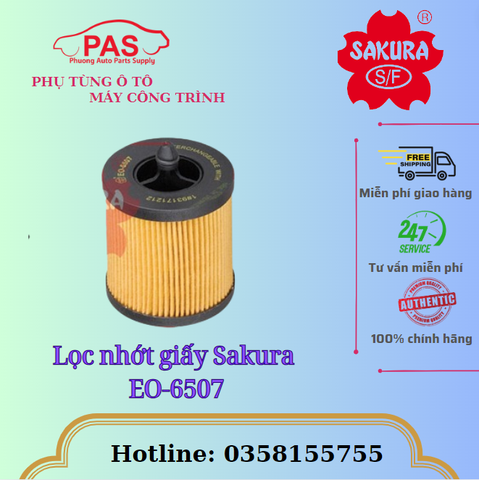 Lọc nhớt giấy Sakura EO-6507