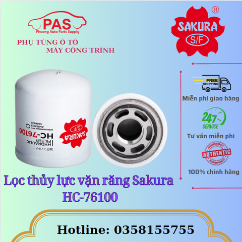Lọc thủy lực vặn răng Sakura HC-76100