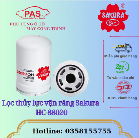 Lọc thủy lực vặn răng Sakura HC-88020