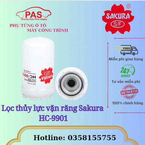 Lọc thủy lực vặn răng Sakura HC-9901