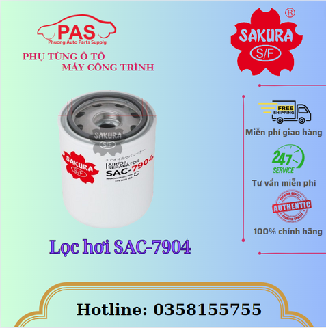 Lọc hơi Sakura SAC-7904