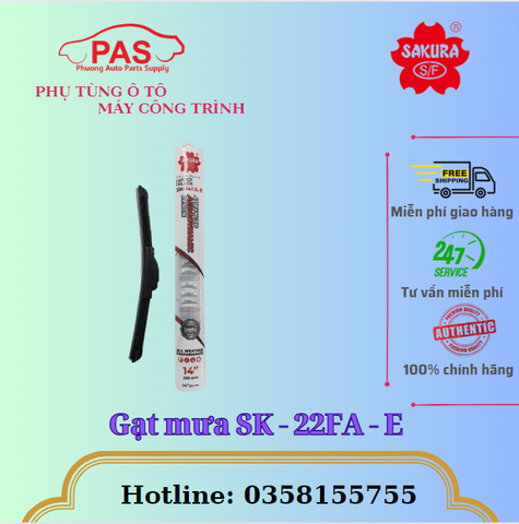 Gạt mưa SK - 22FA - E