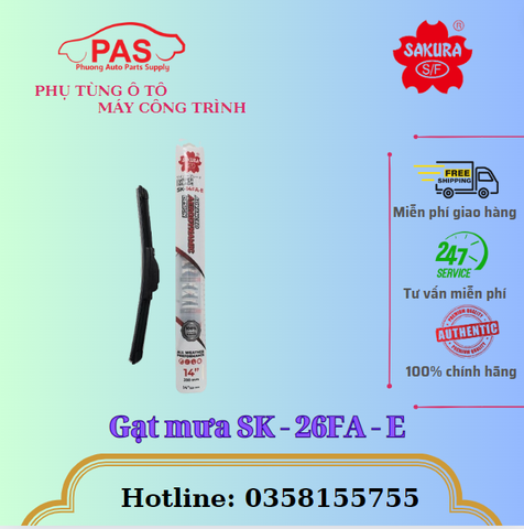 Gạt mưa SK - 26FA - E