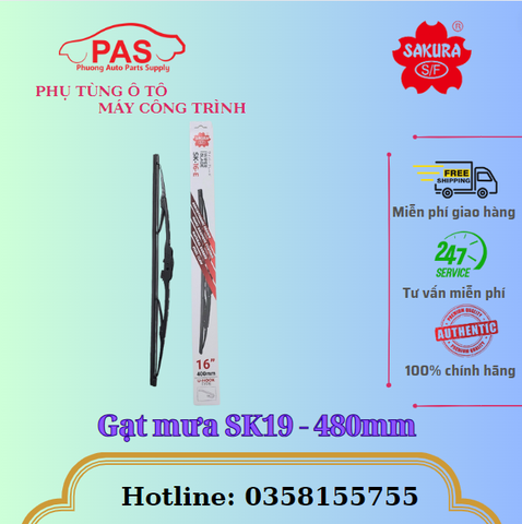 Gạt mưa SK19-480mm
