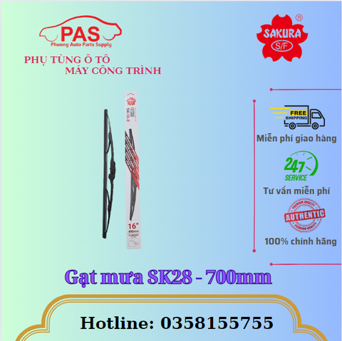 Gạt mưa SK28-700mm