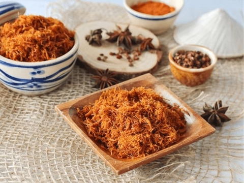 Bí quyết làm chà bông gà cay ăn kèm cơm cháy cực ngon