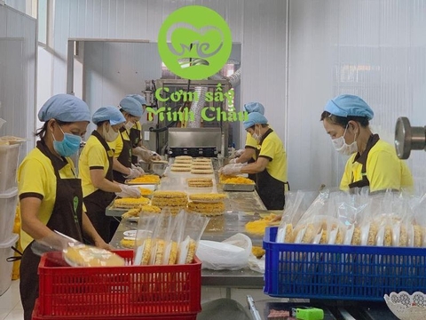 Quy trình làm cơm cháy chà bông tại xưởng – Cơm cháy Minh Châu