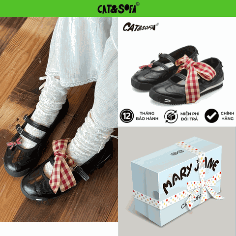 Giày Cat & Sofa Mary Jane OG Black