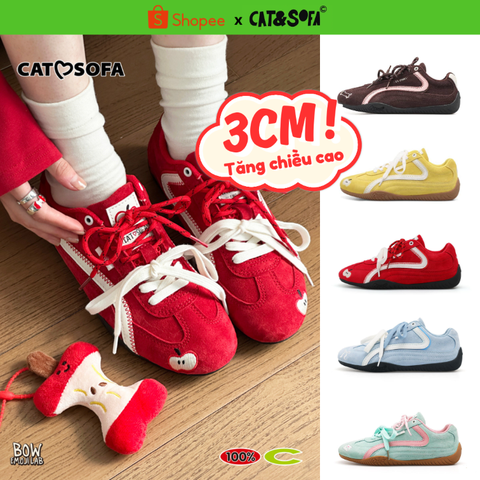 Giày Cat & Sofa Emoji Series 2025 Đế Cao 3cm