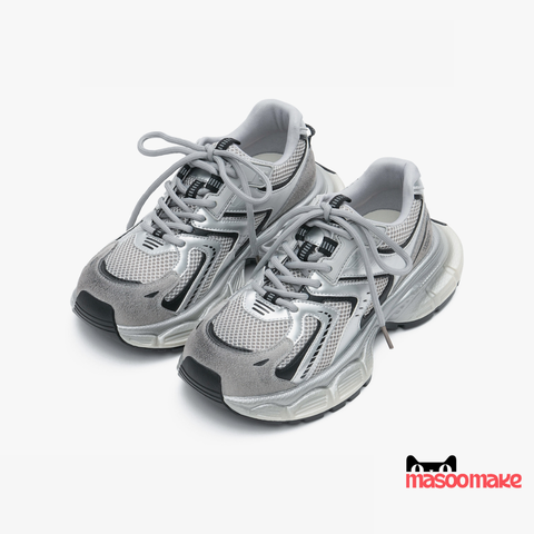 Giày Chunky Sneaker MASOOMAKE 2024 Silver