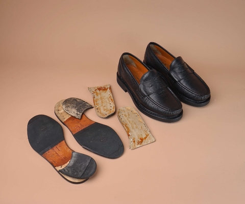 SALVATORE LOAFER - RESOLE VIBRAM 430 MINI LUG