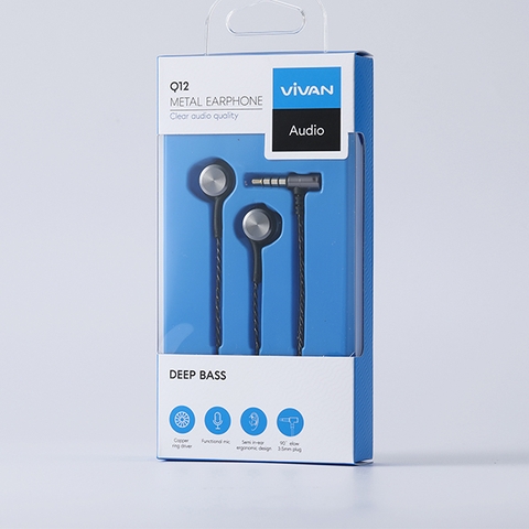 Tai Nghe Có Dây Nhét Tai VIVAN Q12