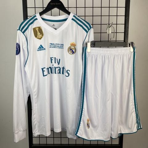 Đồ Fan Real Madrid 17/18 C1 Tay Dài ( Sân Nhà )