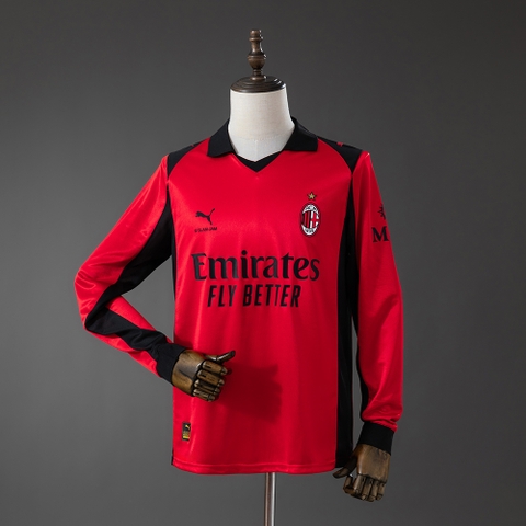 Đồ SF AC Milan 26/27 Tay Dài ( Slam Jam Đỏ )