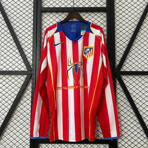 Retro Atletico Madrid 2004/2005 Tay Dài ( Sân Nhà )