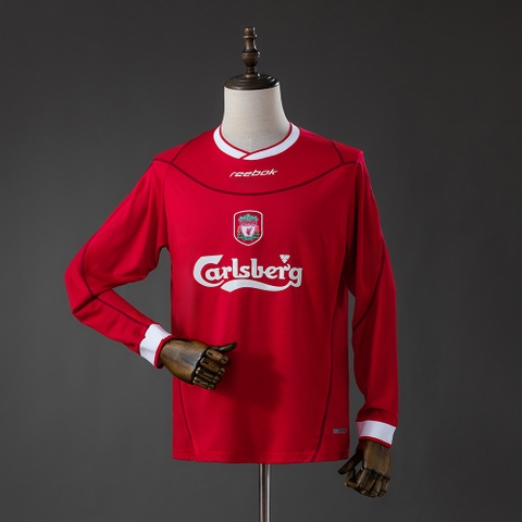 Retro Liverpool 2002/2004 Tay Dài ( Sân Nhà )